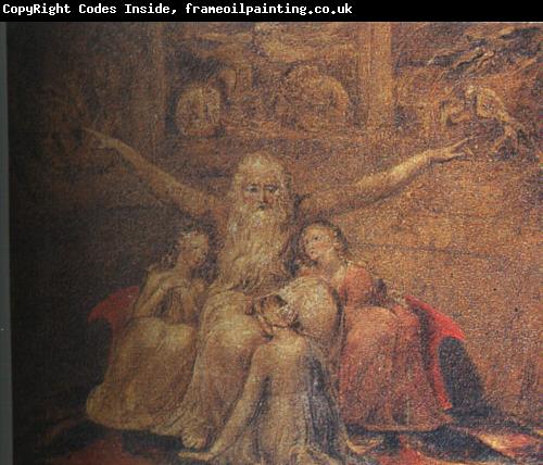 William Blake Job and his Daughters